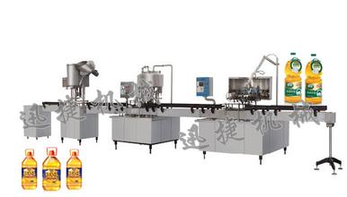 大型食用油灌裝生產(chǎn)線